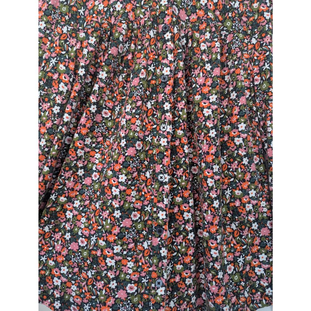 Boden Cottagecore Twee Floral Button Down Long Sleeve Shirt - Picture 4 of 10